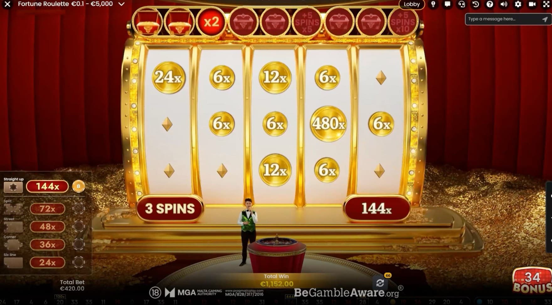 Bonus Game ng Fortune Roulette